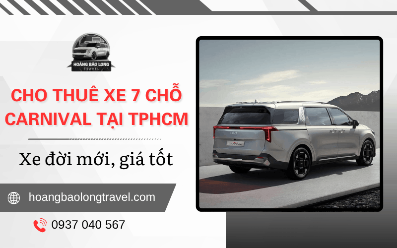 cho thuê xe 7 chỗ Carnival tại TP.HCM