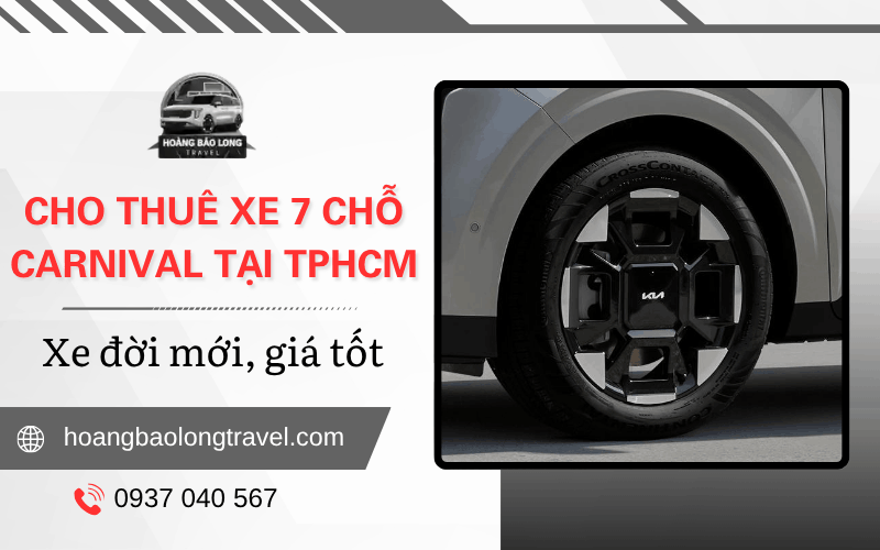 cho thuê xe 7 chỗ Carnival tại TP.HCM