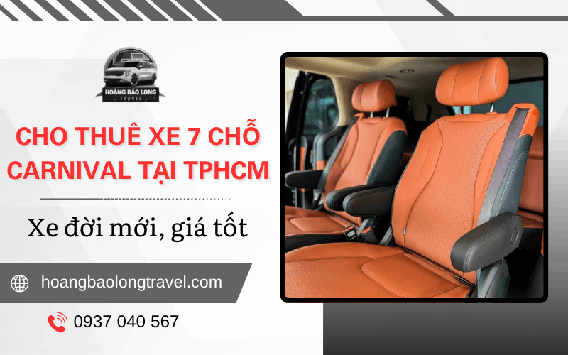 cho thuê xe 7 chỗ Carnival tại TP.HCM