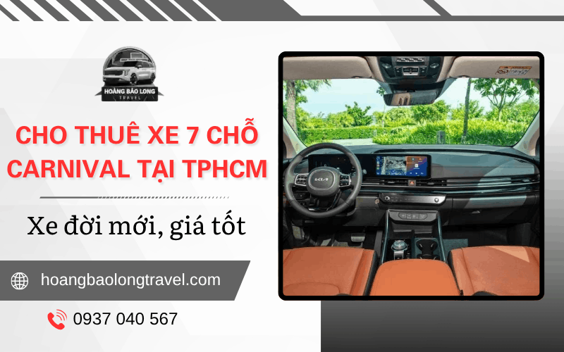 cho thuê xe 7 chỗ Carnival tại TP.HCM