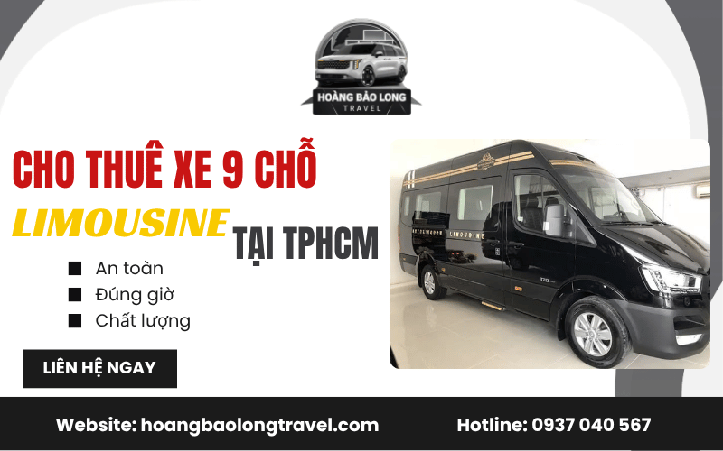 cho thuê xe 9 chỗ Limousine tại TPHCM