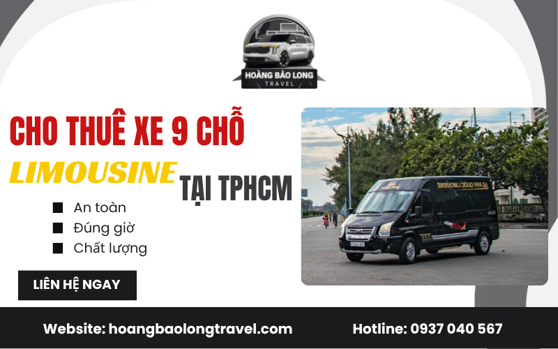 cho thuê xe 9 chỗ Limousine tại TPHCM