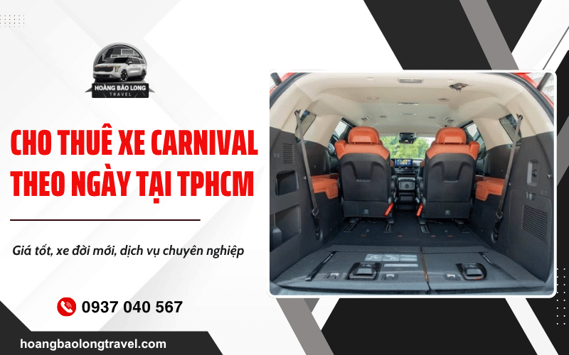 cho thuê xe Carnival theo ngày tại TP.HCM