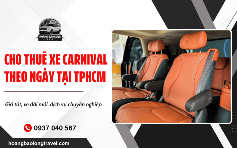 cho thuê xe Carnival theo ngày tại TP.HCM