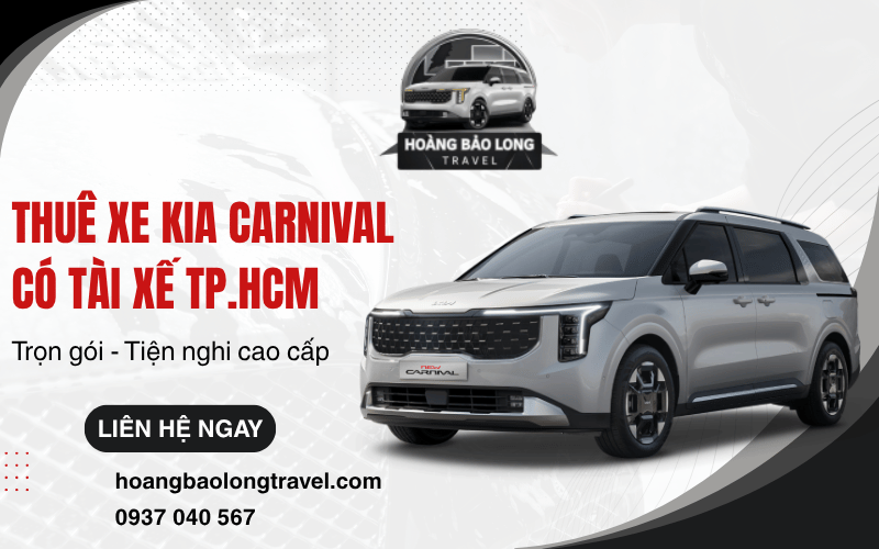 thuê xe KIA Carnival có tài xế TP.HCM